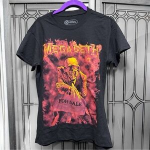 New Megadeth Small Unisex Black Graphic T-Shirt